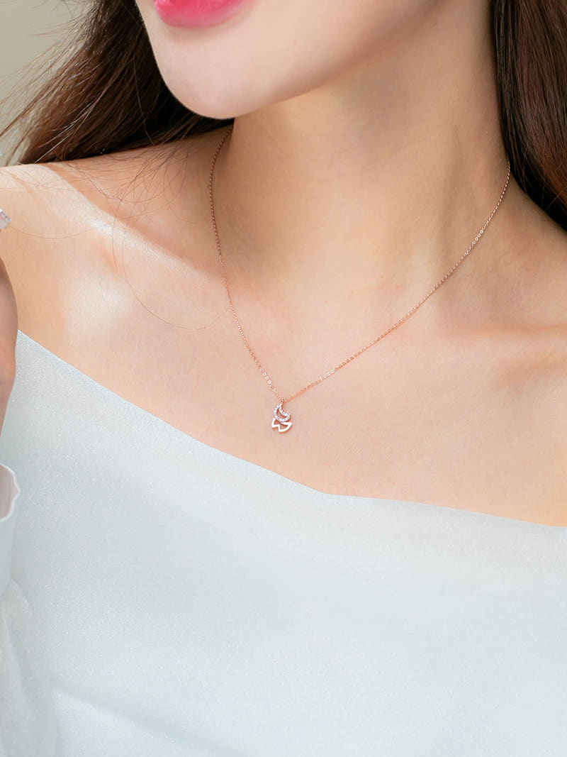 14K 러블리 캣 목걸이