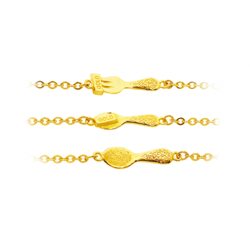 금수저 금포크 골드바 돌팔찌 24K 3.75g (1돈)